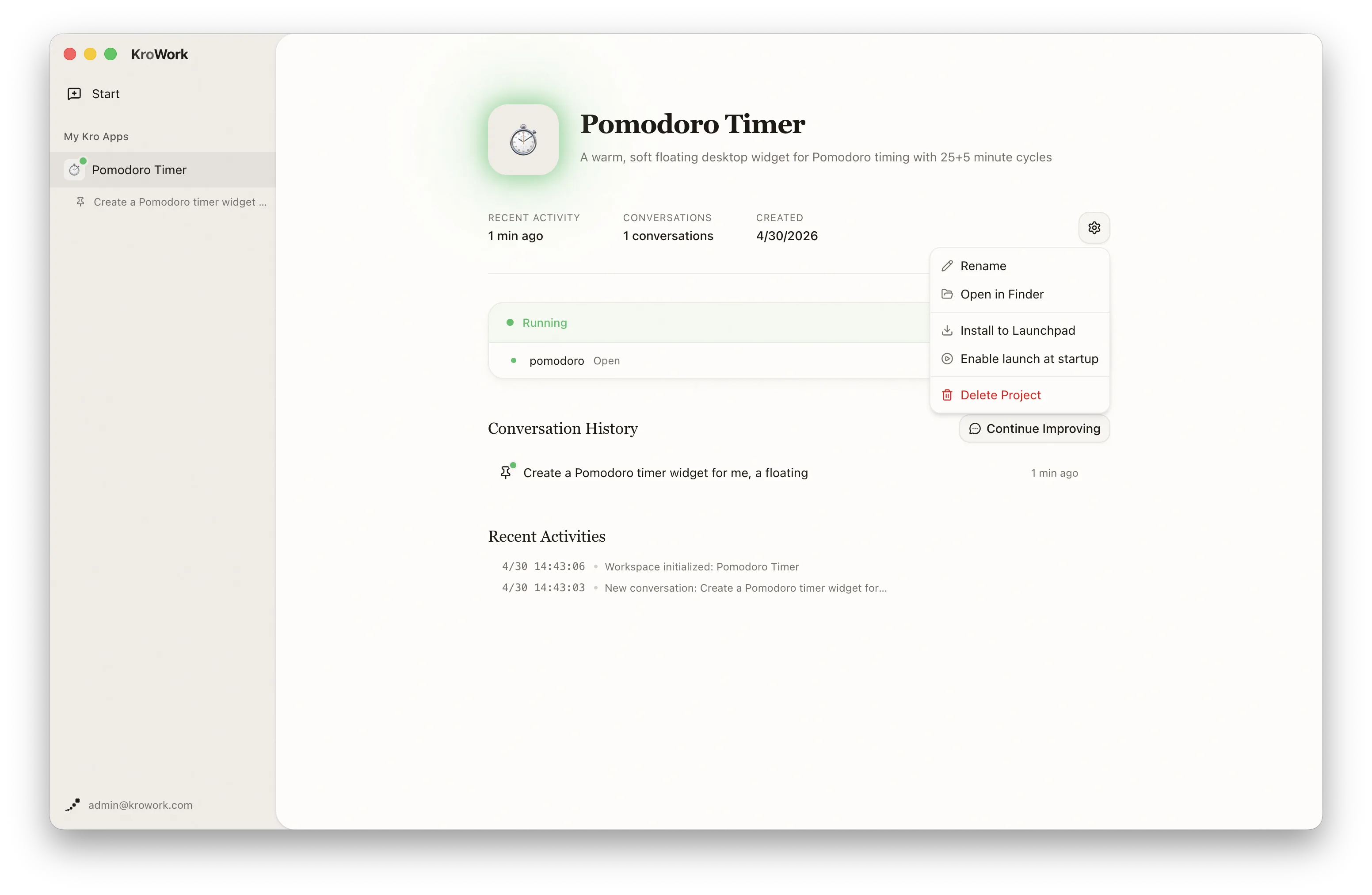 App management