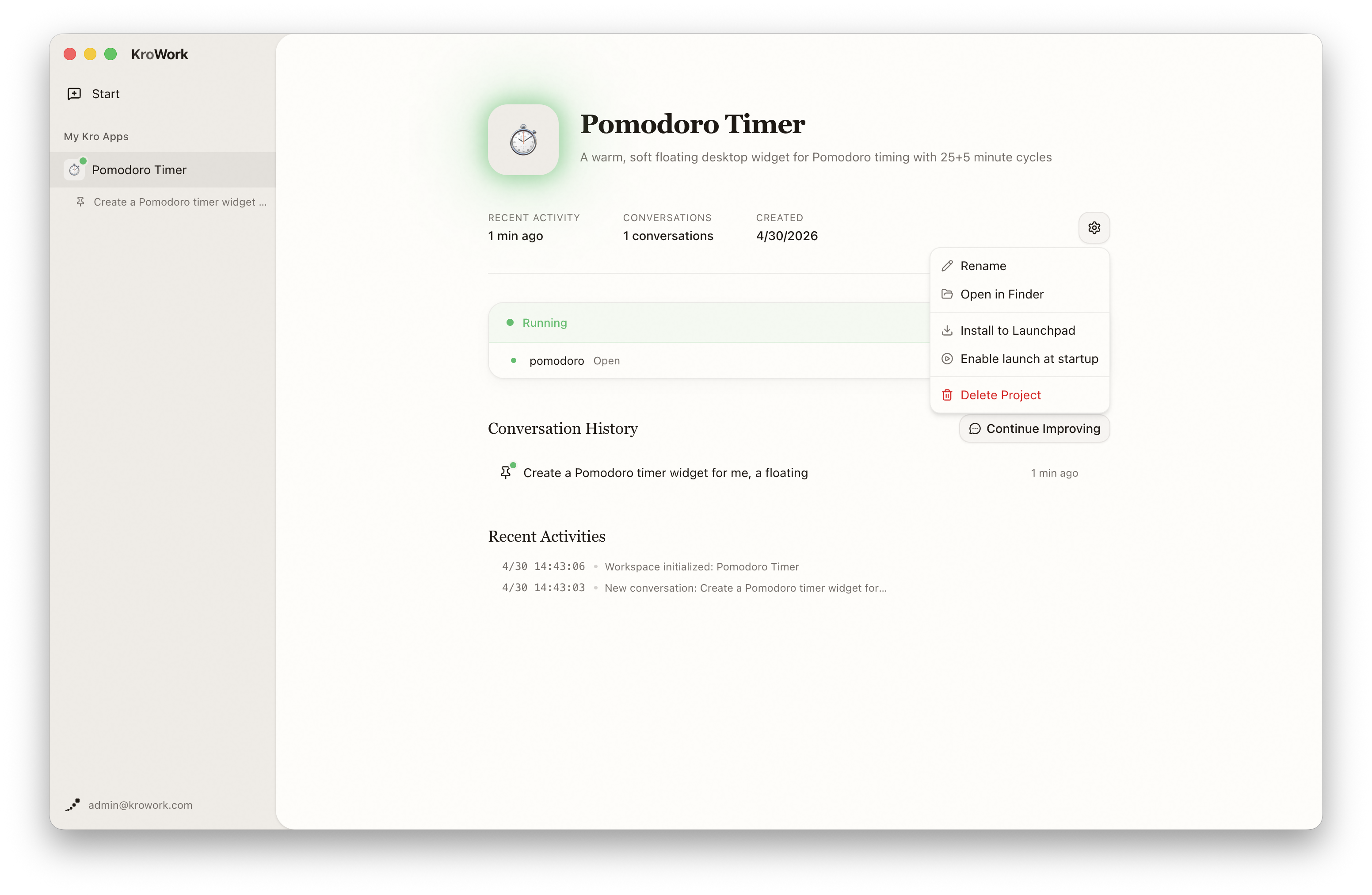 App management